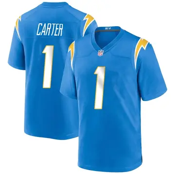 Nike DeAndre Carter Men's Game Los Angeles Chargers Blue Powder Alternate Jersey