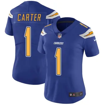 Nike DeAndre Carter Women's Limited Los Angeles Chargers Royal Color Rush Vapor Untouchable Jersey