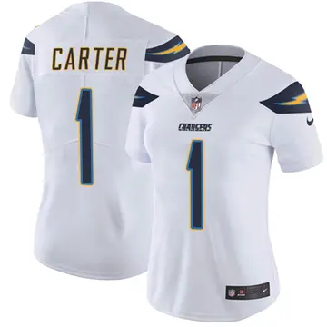 Nike DeAndre Carter Women's Limited Los Angeles Chargers White Vapor Untouchable Jersey