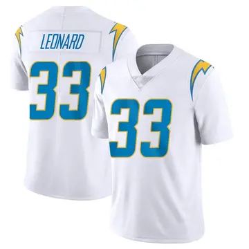 Nike Deane Leonard Youth Limited Los Angeles Chargers White Vapor Untouchable Jersey