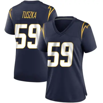 Nike Derrek Tuszka Women's Game Los Angeles Chargers Navy Team Color Jersey