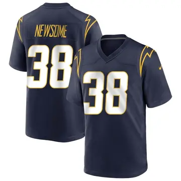 Nike Detrez Newsome Men's Game Los Angeles Chargers Navy Team Color Jersey