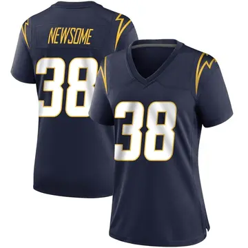 Nike Detrez Newsome Women's Game Los Angeles Chargers Navy Team Color Jersey