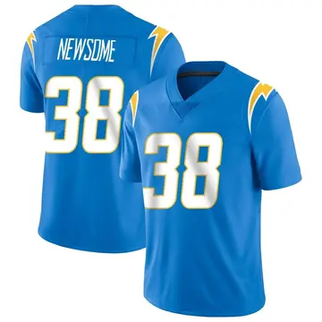 Nike Detrez Newsome Youth Limited Los Angeles Chargers Blue Powder Vapor Untouchable Alternate Jersey