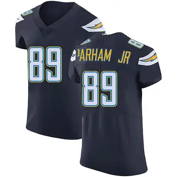 Nike Donald Parham Jr. Men's Elite Los Angeles Chargers Navy Blue Team Color Vapor Untouchable Jersey