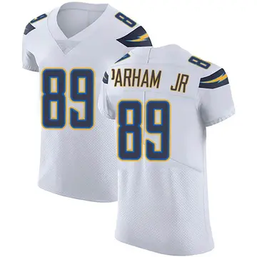 Nike Donald Parham Jr. Men's Elite Los Angeles Chargers White Vapor Untouchable Jersey