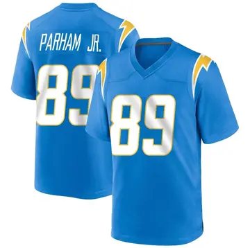 Nike Donald Parham Jr. Men's Game Los Angeles Chargers Blue Powder Alternate Jersey