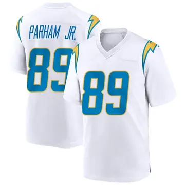 Nike Donald Parham Jr. Men's Game Los Angeles Chargers White Jersey