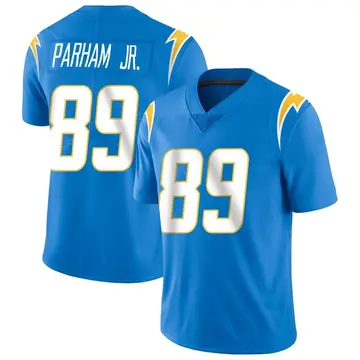 Nike Donald Parham Jr. Men's Limited Los Angeles Chargers Blue Powder Vapor Untouchable Alternate Jersey