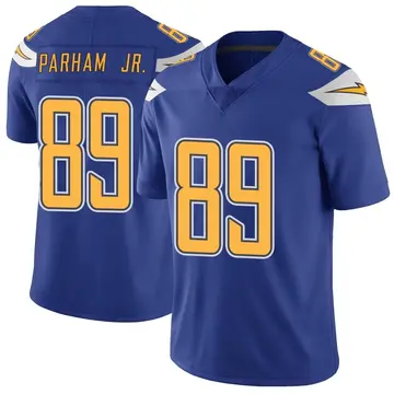 Nike Donald Parham Jr. Youth Limited Los Angeles Chargers Royal Color Rush Vapor Untouchable Jersey
