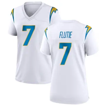 Nike Doug Flutie Women's Game Los Angeles Chargers White Jersey