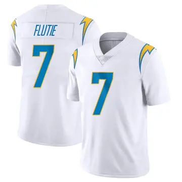 Nike Doug Flutie Youth Limited Los Angeles Chargers White Vapor Untouchable Jersey