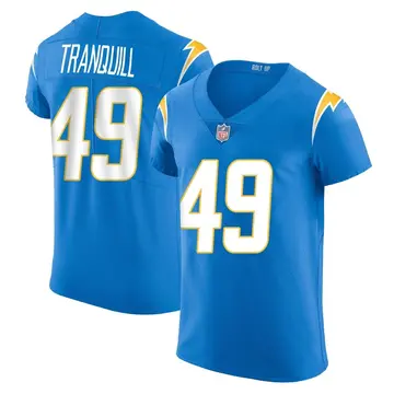 Nike Drue Tranquill Men's Elite Los Angeles Chargers Blue Alternate Vapor Untouchable Jersey