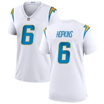 Nike Dustin Hopkins Women's Game Los Angeles Chargers White Jersey