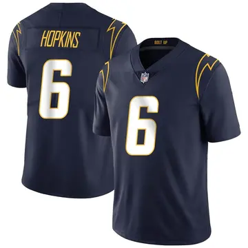 Nike Dustin Hopkins Youth Limited Los Angeles Chargers Navy Team Color Vapor Untouchable Jersey