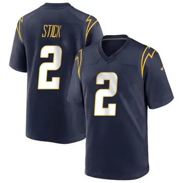 Nike Easton Stick Men's Game Los Angeles Chargers Navy Team Color Jersey