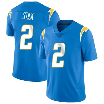 Nike Easton Stick Men's Limited Los Angeles Chargers Blue Powder Vapor Untouchable Alternate Jersey