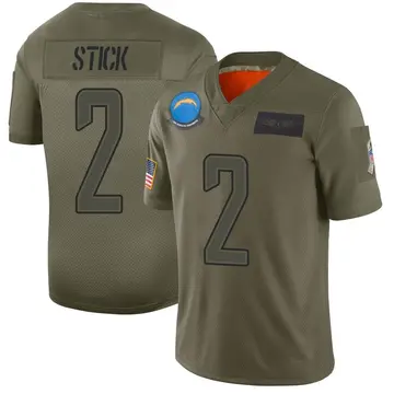Nike Easton Stick Men's Limited Los Angeles Chargers Camo 2019 Salute to Service Jersey