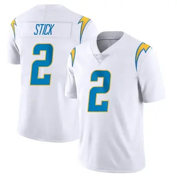 Nike Easton Stick Youth Limited Los Angeles Chargers White Vapor Untouchable Jersey