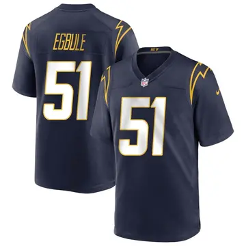 Nike Emeke Egbule Youth Game Los Angeles Chargers Navy Team Color Jersey