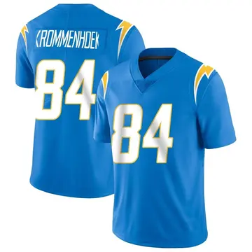 Nike Erik Krommenhoek Men's Limited Los Angeles Chargers Blue Powder Vapor Untouchable Alternate Jersey