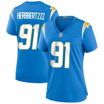 Nike Forrest Merrill Women's Game Los Angeles Chargers Blue Powder Alternate Jersey