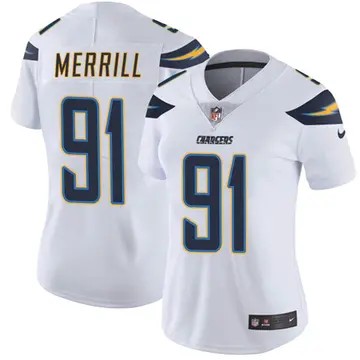Nike Forrest Merrill Women's Limited Los Angeles Chargers White Vapor Untouchable Jersey
