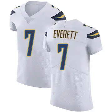 Nike Gerald Everett Men's Elite Los Angeles Chargers White Vapor Untouchable Jersey