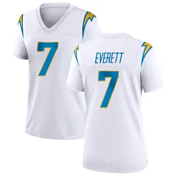 Nike Gerald Everett Women's Game Los Angeles Chargers White Jersey