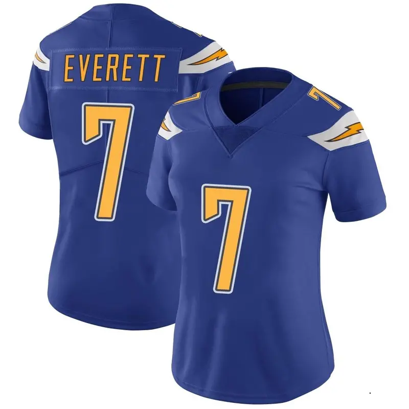 Nike Gerald Everett Women's Limited Los Angeles Chargers Royal Color Rush Vapor Untouchable Jersey