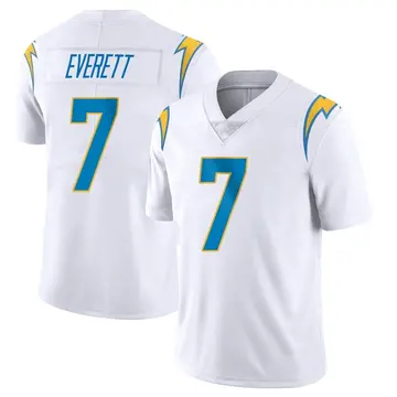 Nike Gerald Everett Youth Limited Los Angeles Chargers White Vapor Untouchable Jersey