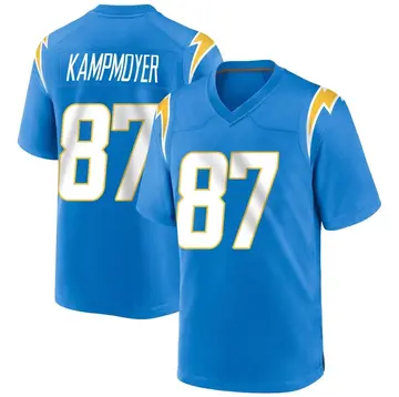 Nike Hunter Kampmoyer Youth Game Los Angeles Chargers Blue Powder Alternate Jersey