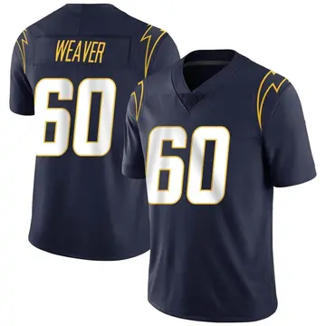 Nike Isaac Weaver Men's Limited Los Angeles Chargers Navy Team Color Vapor Untouchable Jersey