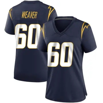 Nike Isaac Weaver Women's Game Los Angeles Chargers Navy Team Color Jersey