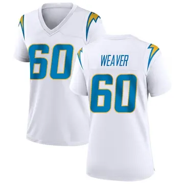 Nike Isaac Weaver Women's Game Los Angeles Chargers White Jersey