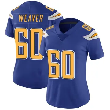 Nike Isaac Weaver Women's Limited Los Angeles Chargers Royal Color Rush Vapor Untouchable Jersey