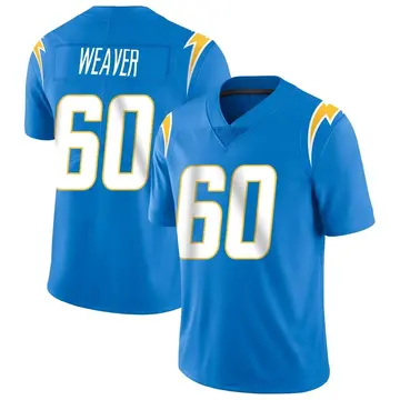 Nike Isaac Weaver Youth Limited Los Angeles Chargers Blue Powder Vapor Untouchable Alternate Jersey