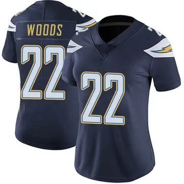 Nike JT Woods Women's Limited Los Angeles Chargers Navy Team Color Vapor Untouchable Jersey