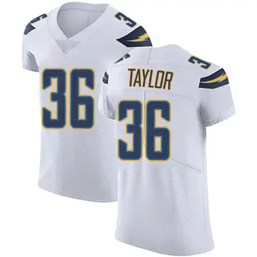 Nike Ja'Sir Taylor Men's Elite Los Angeles Chargers White Vapor Untouchable Jersey
