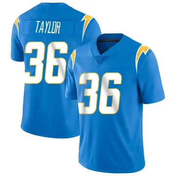 Nike Ja'Sir Taylor Men's Limited Los Angeles Chargers Blue Powder Vapor Untouchable Alternate Jersey