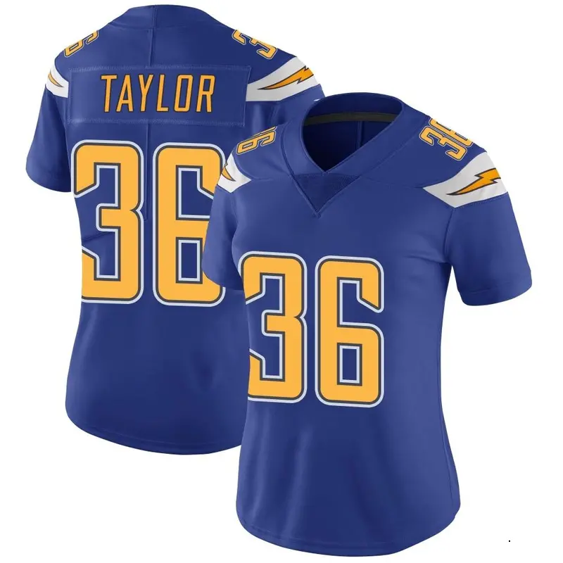 Nike Ja'Sir Taylor Women's Limited Los Angeles Chargers Royal Color Rush Vapor Untouchable Jersey