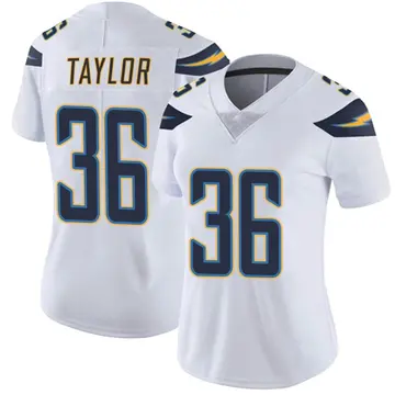 Nike Ja'Sir Taylor Women's Limited Los Angeles Chargers White Vapor Untouchable Jersey