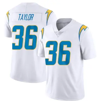 Nike Ja'Sir Taylor Youth Limited Los Angeles Chargers White Vapor Untouchable Jersey