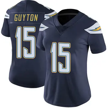 Nike Jalen Guyton Women's Limited Los Angeles Chargers Navy Team Color Vapor Untouchable Jersey