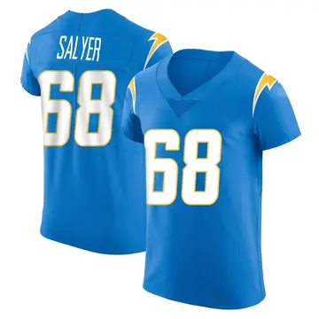 Nike Jamaree Salyer Men's Elite Los Angeles Chargers Blue Alternate Vapor Untouchable Jersey