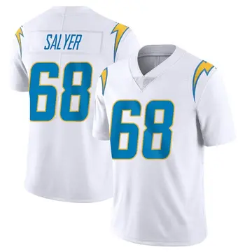 Nike Jamaree Salyer Men's Limited Los Angeles Chargers White Vapor Untouchable Jersey