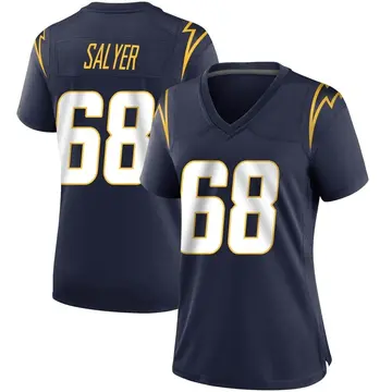Nike Jamaree Salyer Women's Game Los Angeles Chargers Navy Team Color Jersey