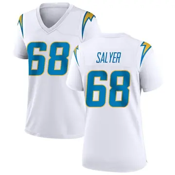 Nike Jamaree Salyer Women's Game Los Angeles Chargers White Jersey