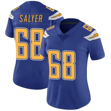 Nike Jamaree Salyer Women's Limited Los Angeles Chargers Royal Color Rush Vapor Untouchable Jersey