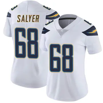 Nike Jamaree Salyer Women's Limited Los Angeles Chargers White Vapor Untouchable Jersey